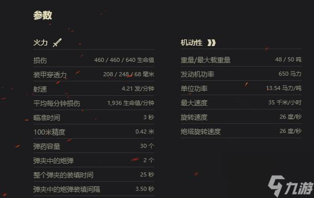 坦克世界t56参数一览