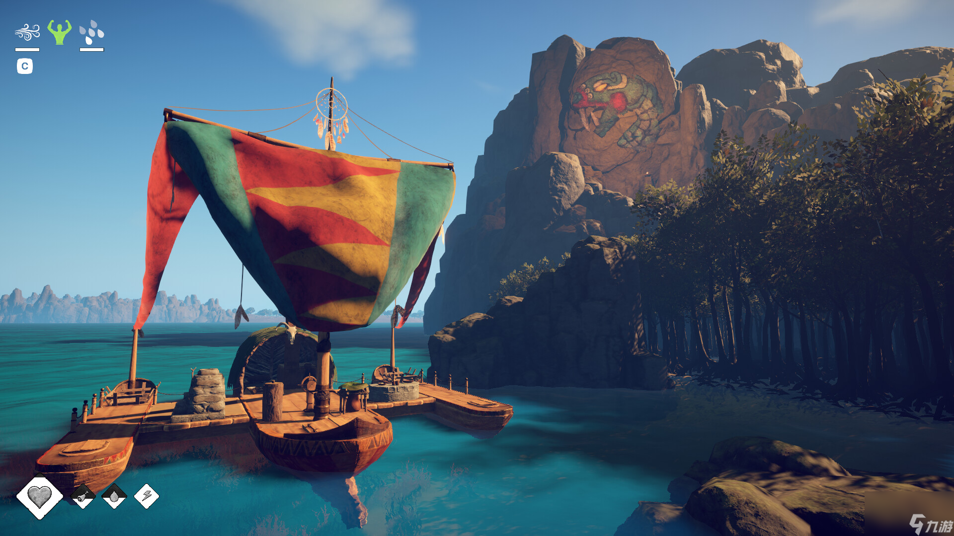 开放世界生存建造游戏《求生岛：不老泉传说》 现已推出1.0正式版