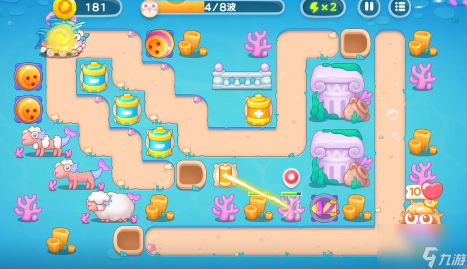 保衛(wèi)蘿卜4海的閨女第59關(guān)攻略