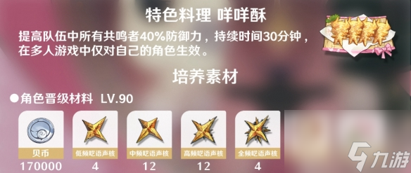 鸣潮安可培养突破材料汇总