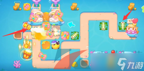 《保卫萝卜4》海的闺女第42关通关攻略