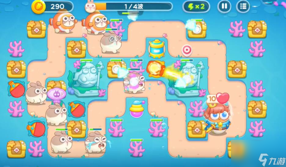 保卫萝卜4海的闺女第25关攻略