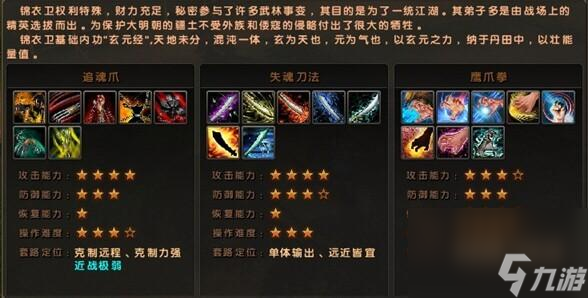 九阴真经锦衣卫经脉推荐 九阴真经锦衣卫发展路线