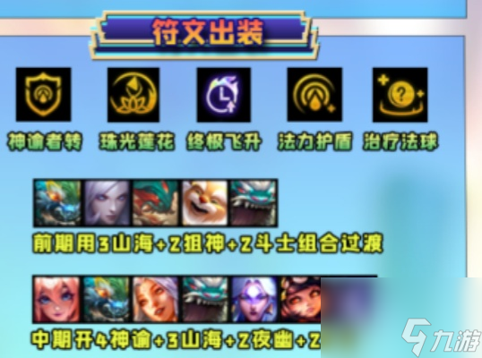 金铲铲之战夜幽神谕莉莉娅阵容攻略
