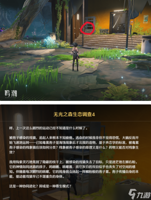 鸣潮无光之森生态调查收集位置