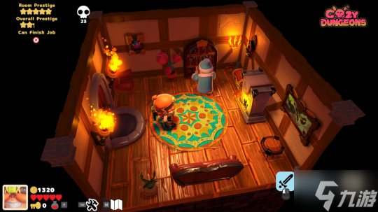 冒险/室内设计游戏《Cozy Dungeons》Steam页面上线 支持中文