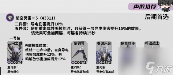 鸣潮吟霖声骸词条选择推荐