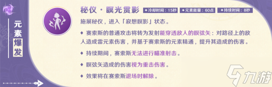 【原神】V4.7攻略·角色攻略 | 沙漠“特顶级导游”赛索斯的使用攻略