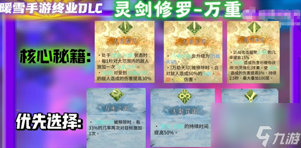 暖雪终业DLC灵剑修罗怎么开荒？全新攻略详解！