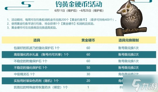 《洛奇英雄傳》釣黃金硬幣 享豐厚福利