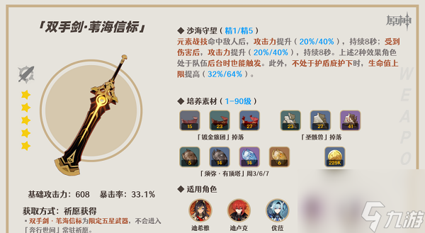 原神苇海信标武器效果如何 原神苇海信标武器效果一览