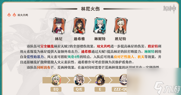 原神琳妮特怎么配队 原神琳妮特配队思路一览