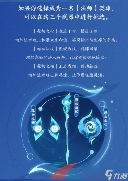 《王者荣耀》元流之子使用武器一览