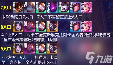 《金铲铲之战》S6名流卡莎怎么玩