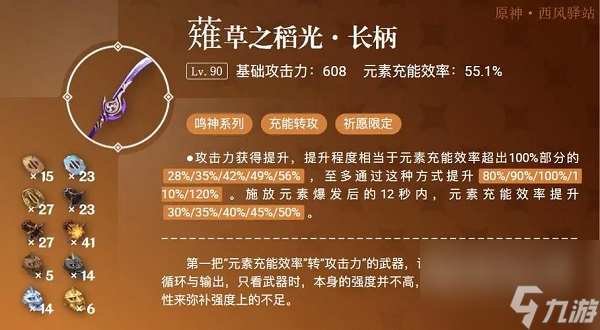 原神薙草之稻光武器要不要抽取 原神薙草之稻光武器的抽取建议一览
