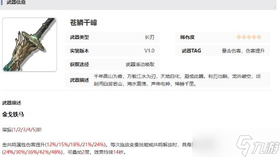 鸣潮今汐武器选择建议