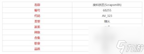 炉石传说废料铁匠属性介绍