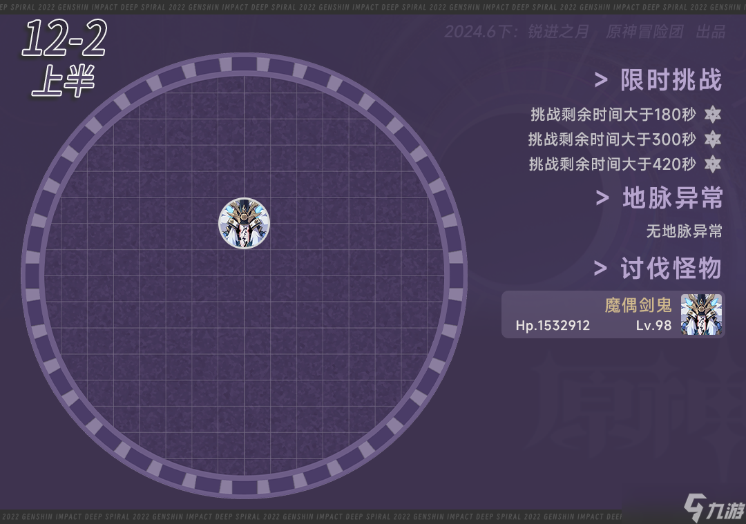 原神4.7深渊12层怎么打