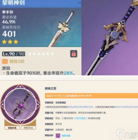 原神阿贝多武器哪个好-阿贝多武器选择推荐