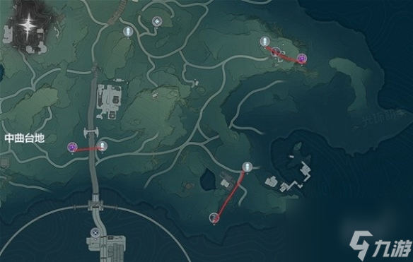 鸣潮凝夜白霜套速刷路线
