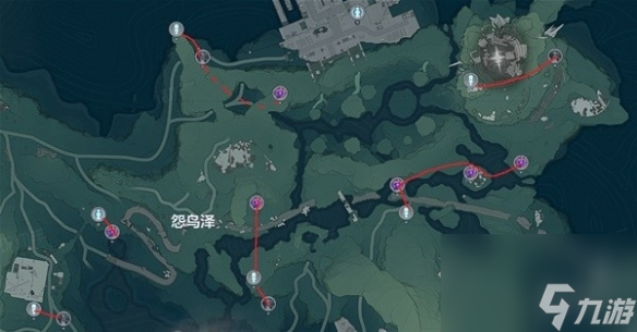 鸣潮凝夜白霜套速刷路线