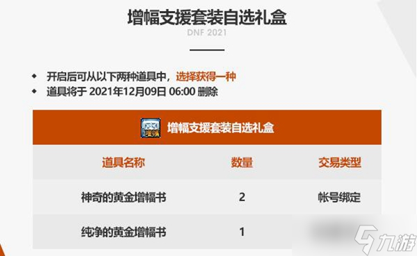 dnf2021金秋套礼包内容一览