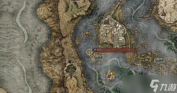 《艾尔登法环》快速到达DLC鲜血王朝入口路线
