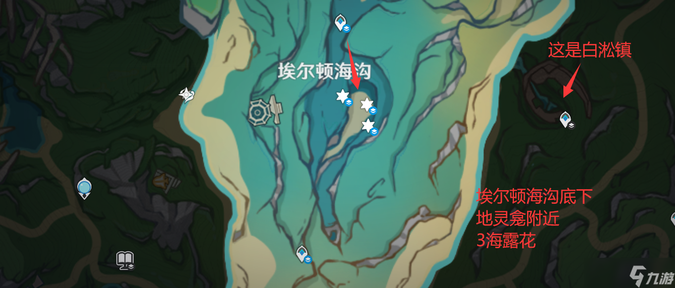 【原神】V4.7攻略 | 希格雯突破材料 | 海露花采集（水下部分）