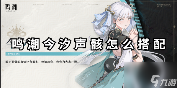 鸣潮今汐声骸怎么搭配