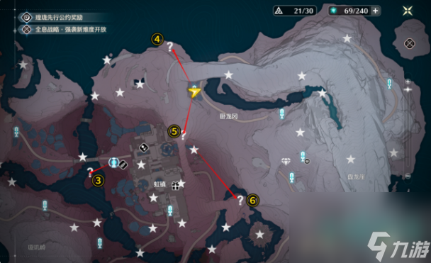 《鸣潮》1.1乘霄山阴间宝箱收集位置