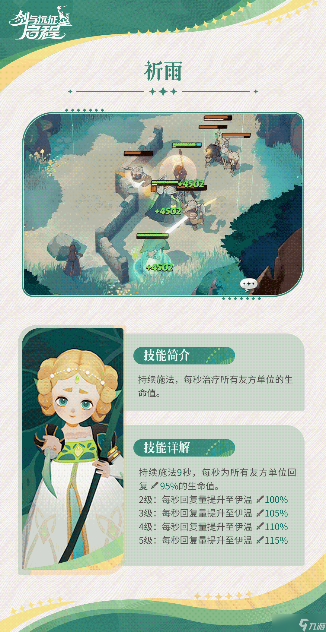 剑与远征启程伊温角色图鉴