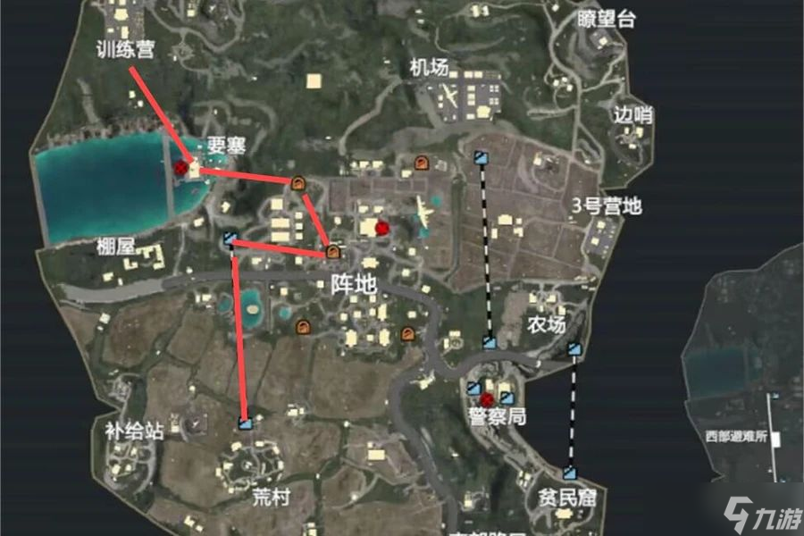和平精英地铁逃生对峙前线金库位置