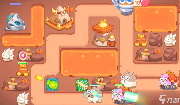 保卫萝卜4饿龙传说第60关满星怎么过