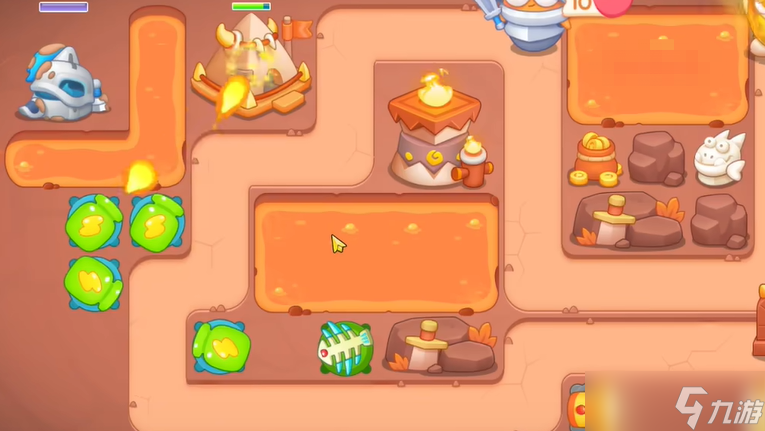保卫萝卜4饿龙传说第60关满星怎么过