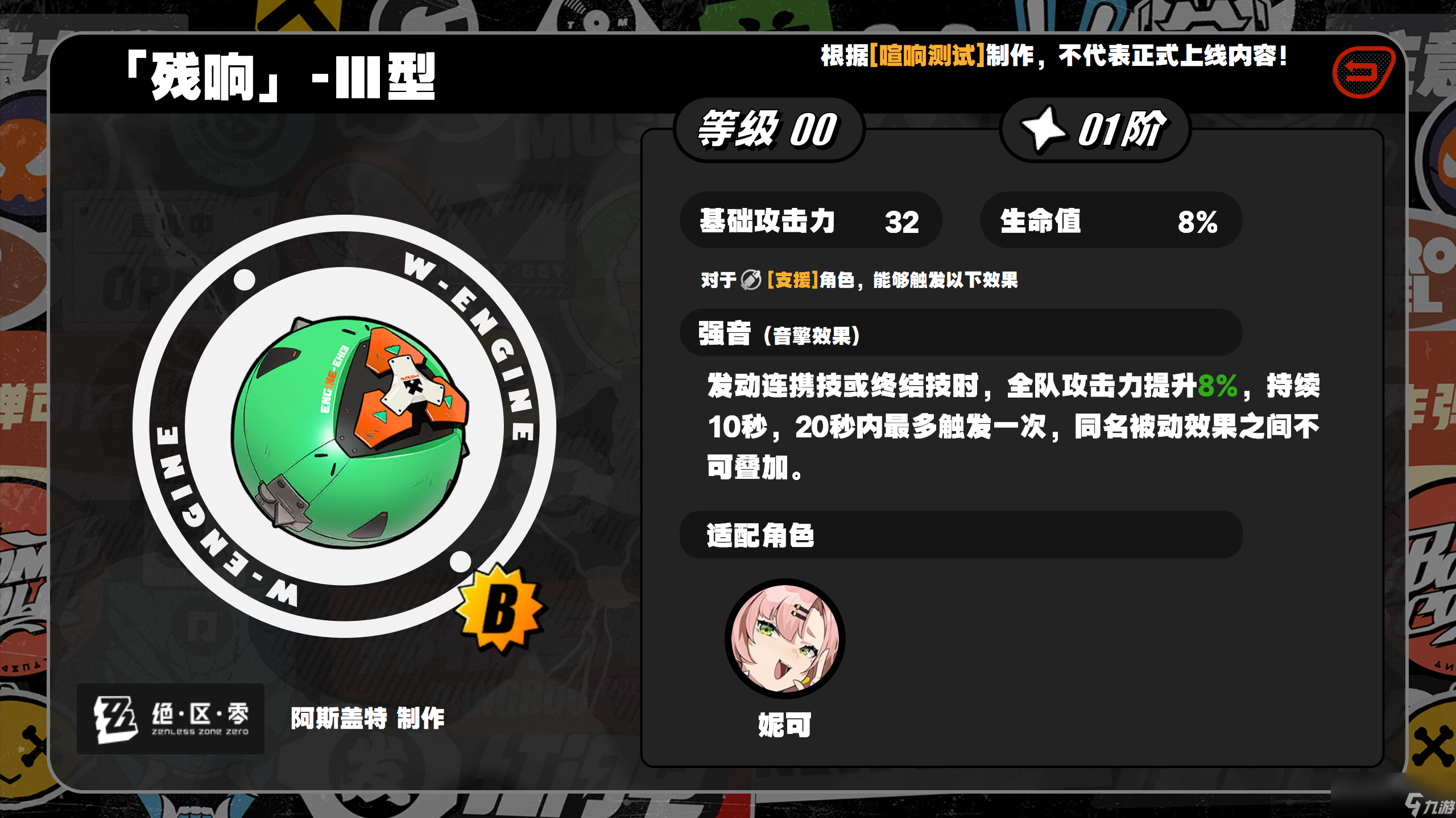 绝区零「残响」-Ⅲ型适合谁