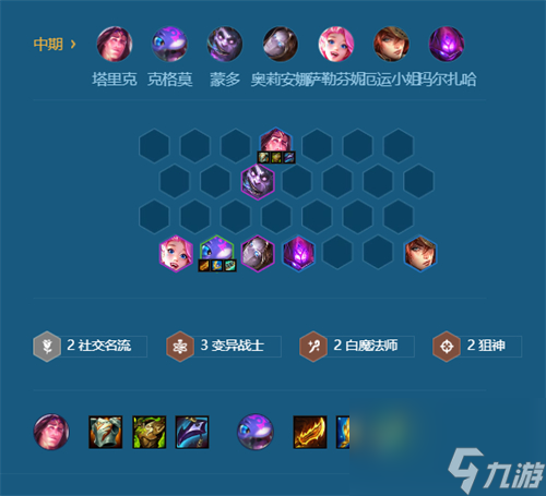 金铲铲之战双城传说恭喜发财社交白魔卡莎阵容搭配介绍