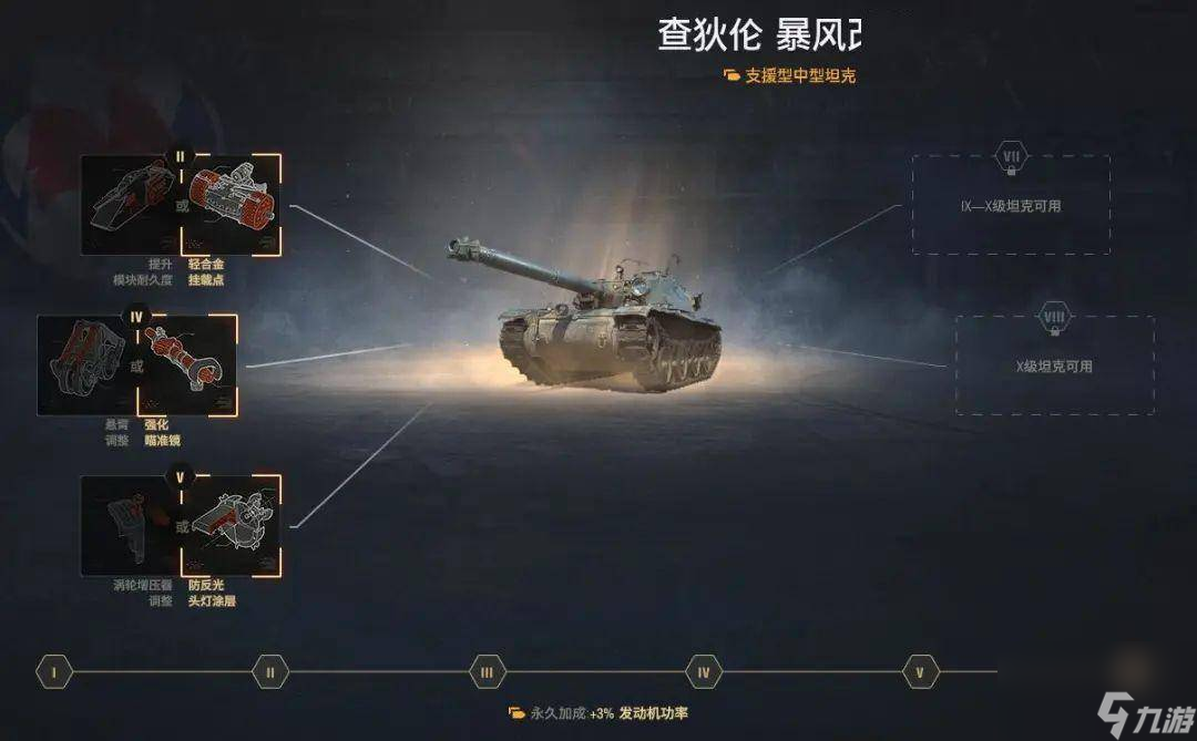 坦克世界查狄伦暴风战地升级方法介绍截图
