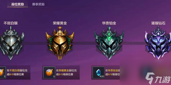 金铲铲之战段位等级表