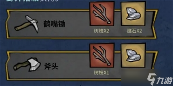 《饥困荒野》矿材作用大全