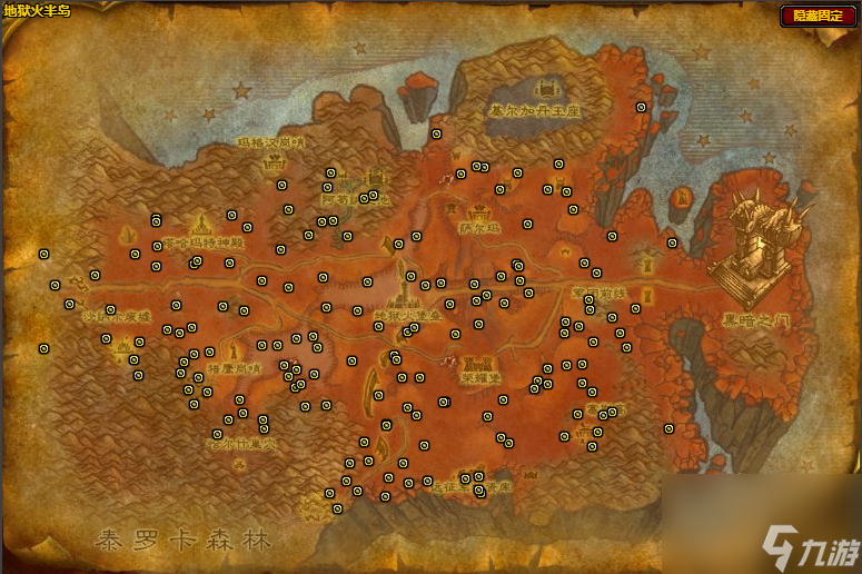 魔兽世界wlk恒金矿分布最多矿点地图位置介绍