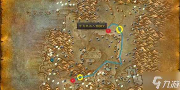 魔兽世界凄凉之地贸易机器人在哪 凄凉之地贸易机器人位置