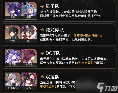 崩坏星穹铁道2.0版本花火养成攻略
