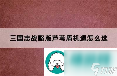 三国志战略版芦苇盾机遇怎么选