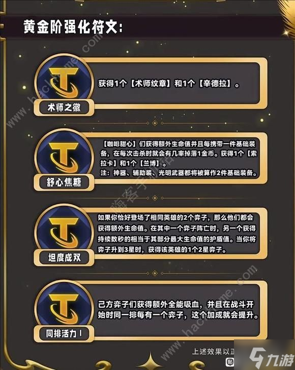 云頂之弈S12新增?？怂箙R總 s12新強(qiáng)化符文屬性一覽