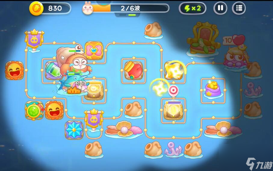 保卫萝卜4海的闺女第87关攻略