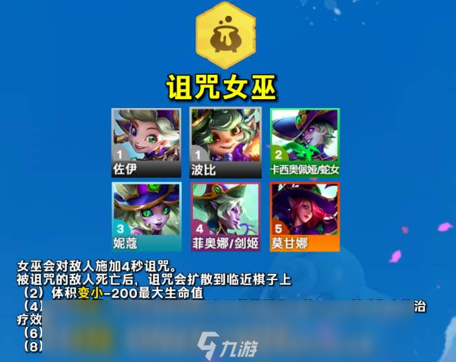 云顶之弈s12诅咒女巫羁绊介绍