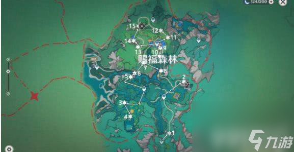 原神赐福森林欢声飞羽怎么收集 赐福森林欢声飞羽收集路线分享