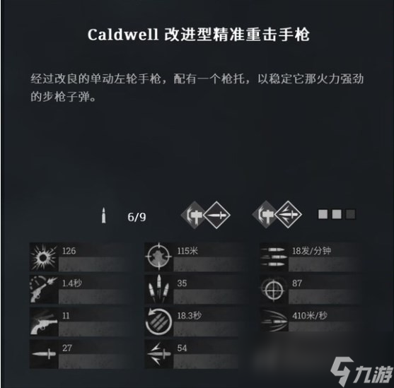 《猎杀：对决》caldwell精准重击左轮使用方法