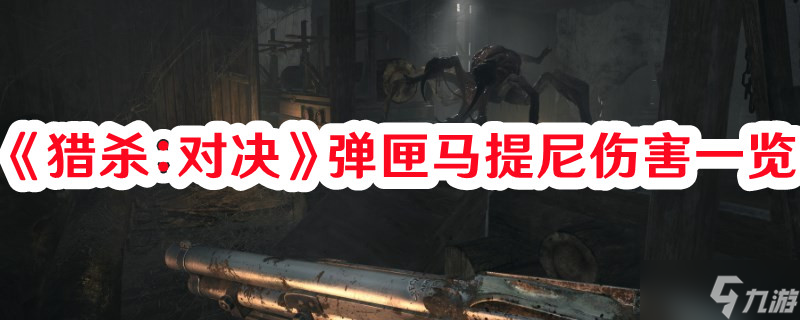 《猎杀：对决》弹匣马提尼伤害一览