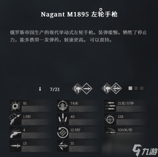 《獵殺：對決》NagantM1895左輪手槍好用嗎